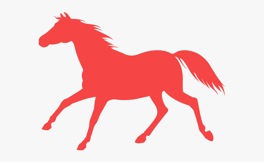 Running Horse, Transparent Clipart