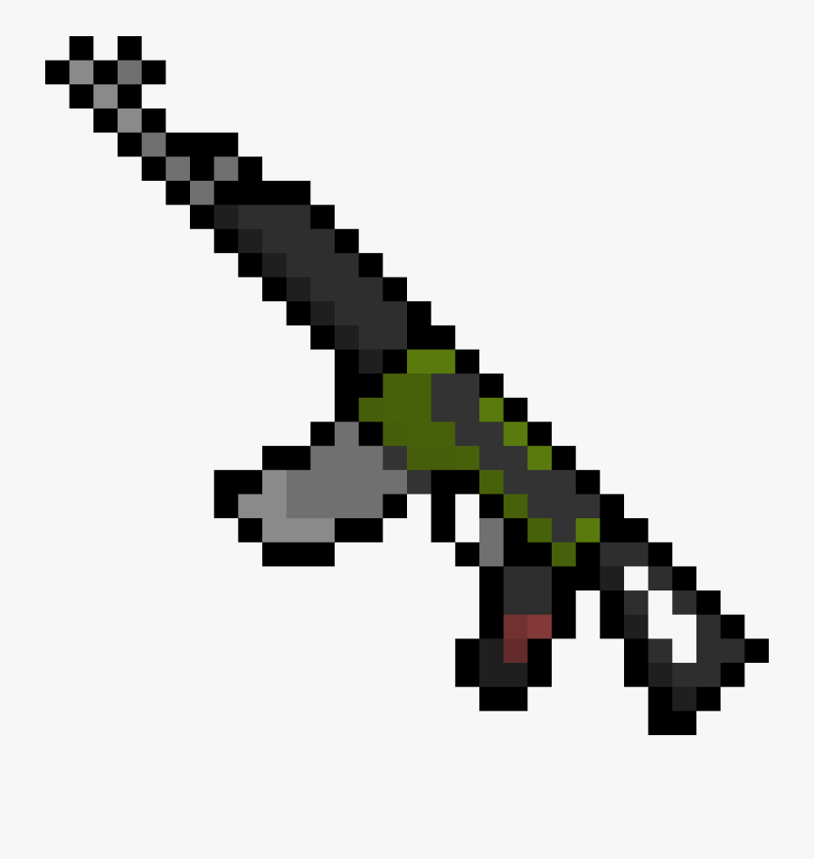 Pixel Art Auto Clipart , Png Download - Ak 47 De Minecraft , Free