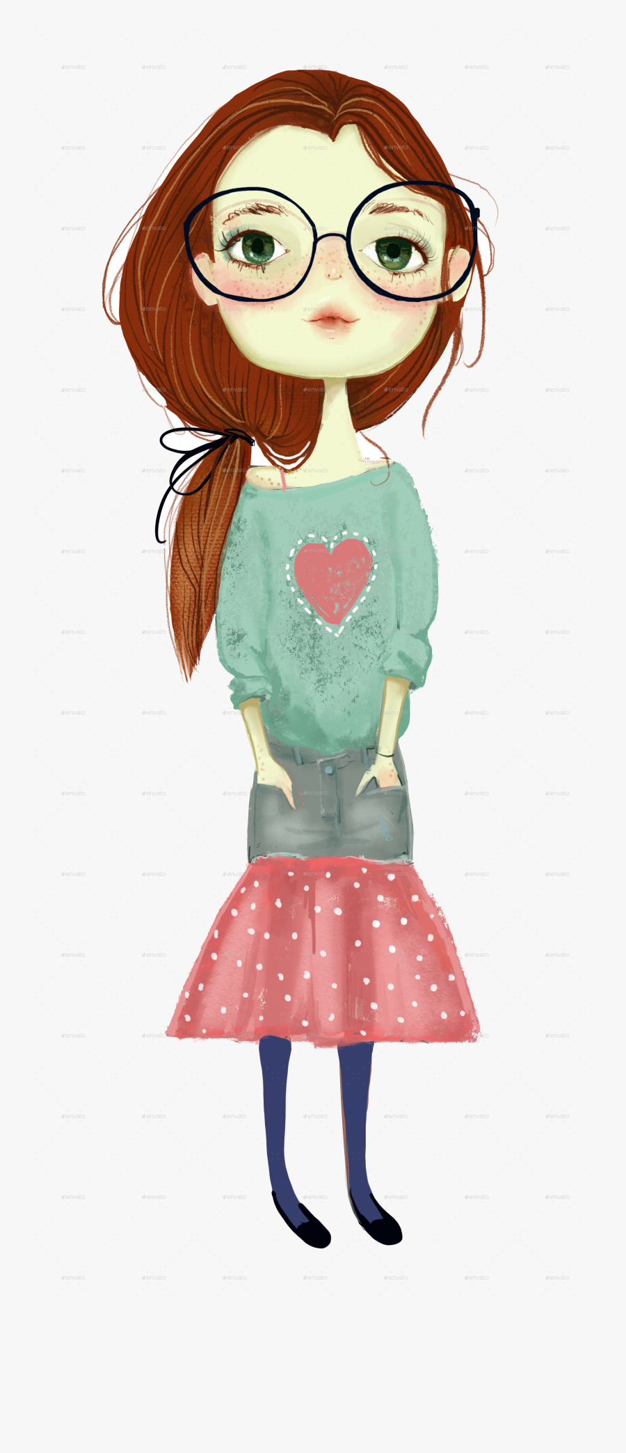 Cartoon Girls Pictures - Animation Pic 6 Girls, Transparent Clipart