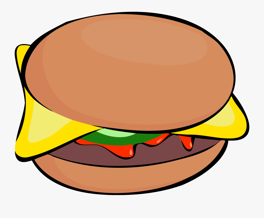 Burger 3 Clip Arts, Transparent Clipart