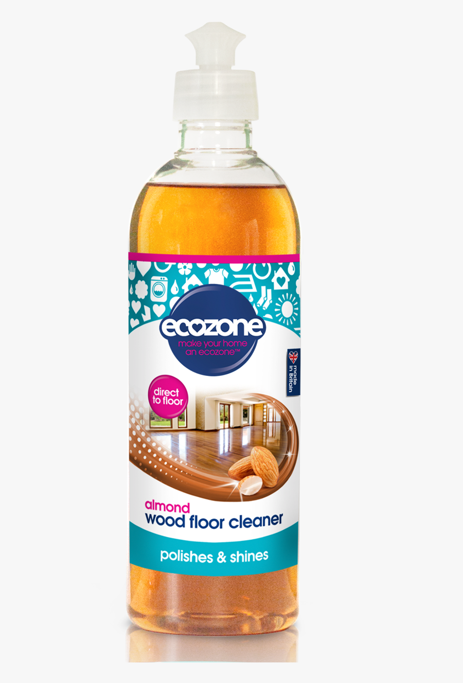 Ecozone Natural Wood Floor Cleaner - Floor, Transparent Clipart