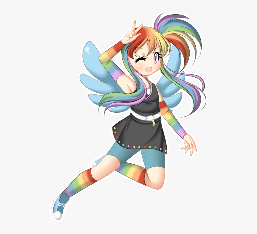 rainbow dash anime figure