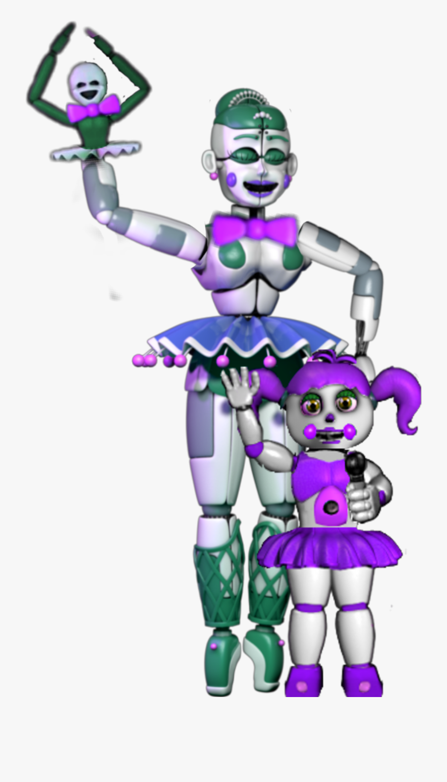 #prototype Ballora And Baby, Transparent Clipart