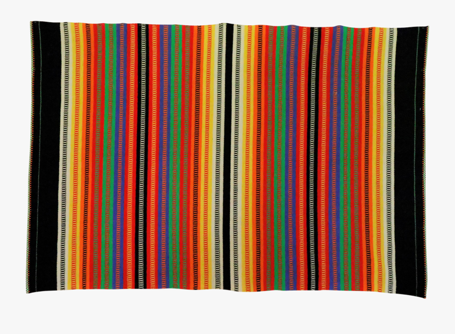 Clip Art Vintage Saltillo Serape Throw - Woven Fabric, Transparent Clipart