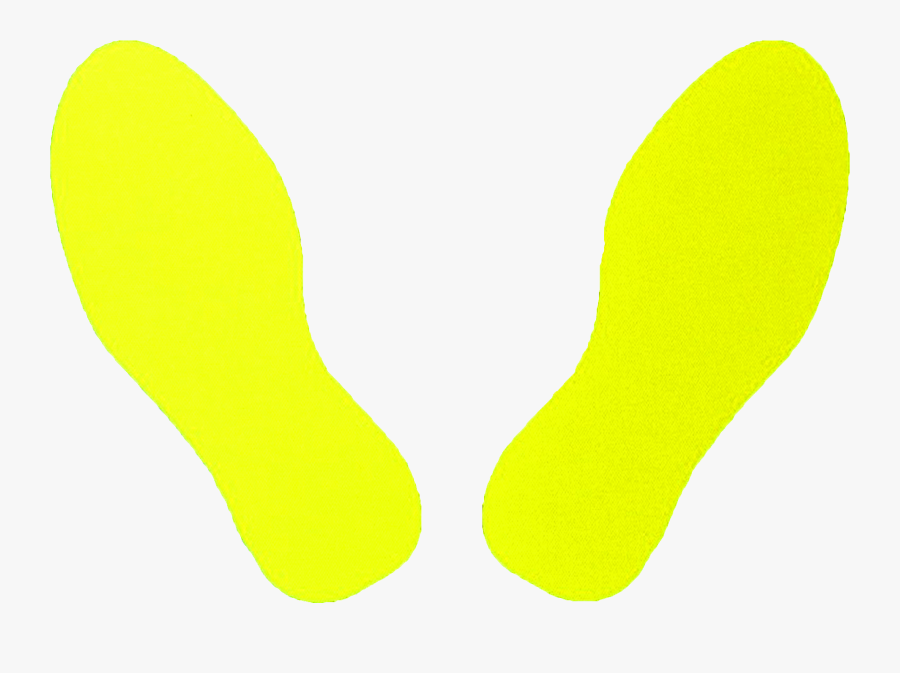 Yellow Footprint Www Pixshark Com Images Galleries - Sock, Transparent Clipart