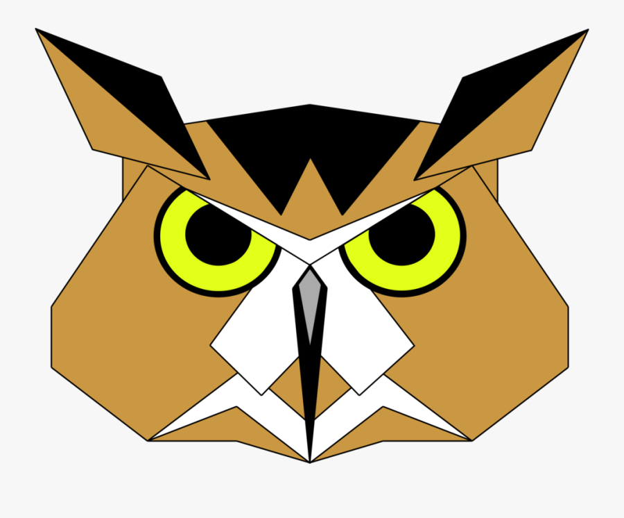 Owl,art,symmetry - Sketsa Gambar Kepala Burung Hantu, Transparent Clipart