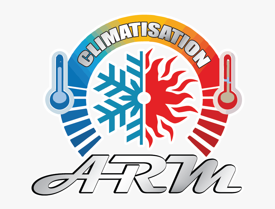 Climatisation A - R - M - - Heating And Cooling Symbol - Ac And Heating Logo, Transparent Clipart