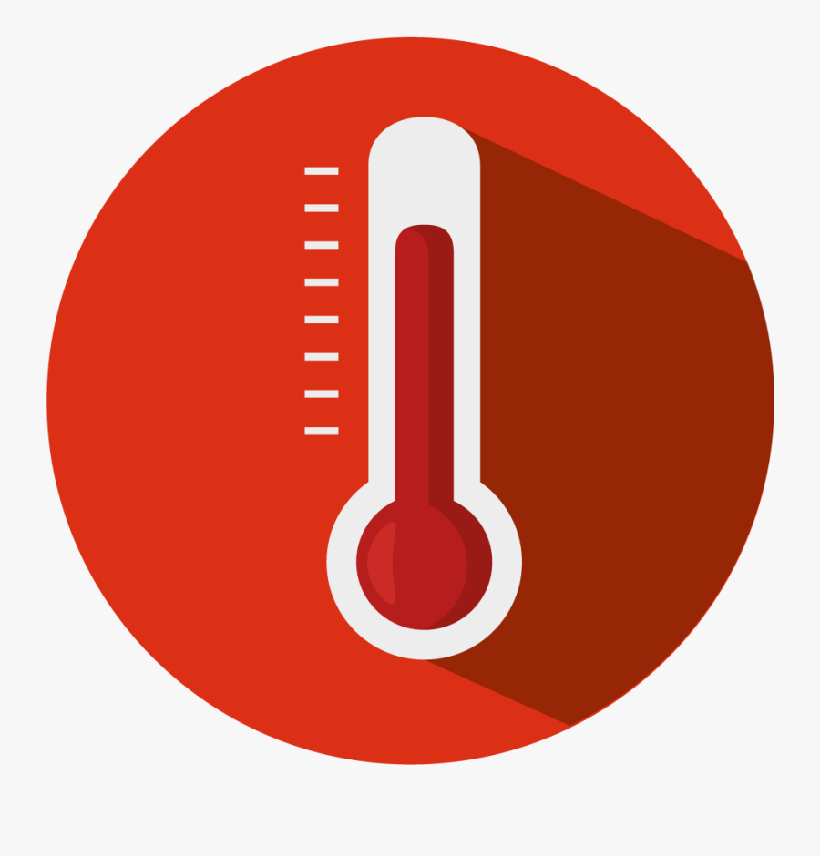 Heat Clipart Heating - Thermometer Heat Icon Png, Transparent Clipart