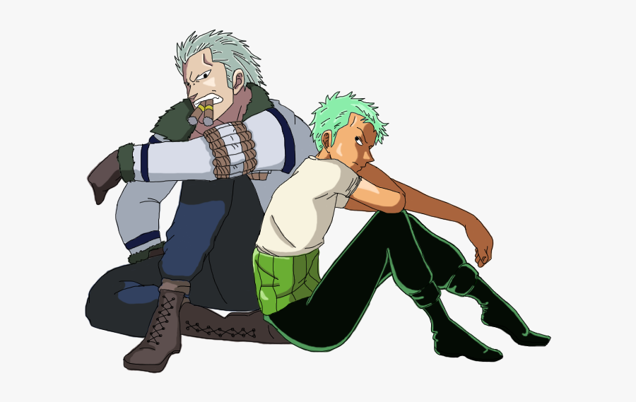 Smoker And Zoro Without Background By Darkangelxvegeta - One Piece Zoro Smoker, Transparent Clipart