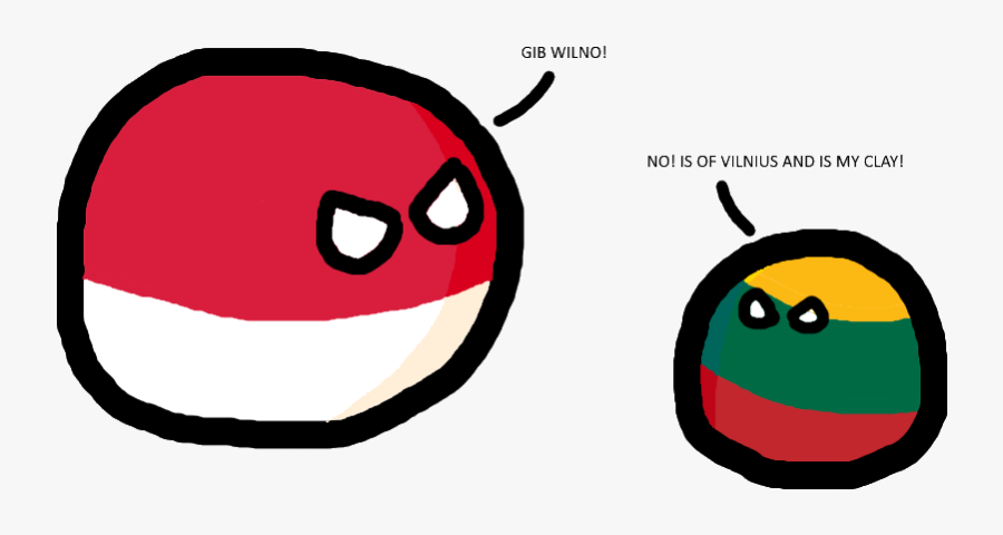 Countryballs Poland And Lithuania Clipart , Png Download - Polish Lithuanian Commonwealth Countryball, Transparent Clipart