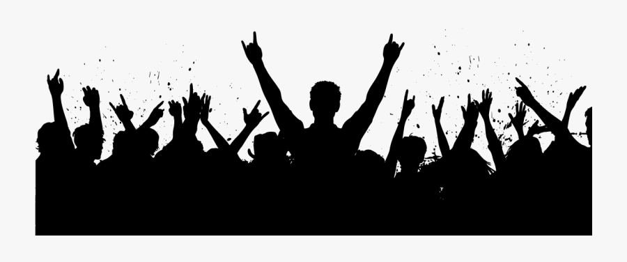 Transparent Crowd Of People Clipart - People Hands Up Png, Transparent Clipart