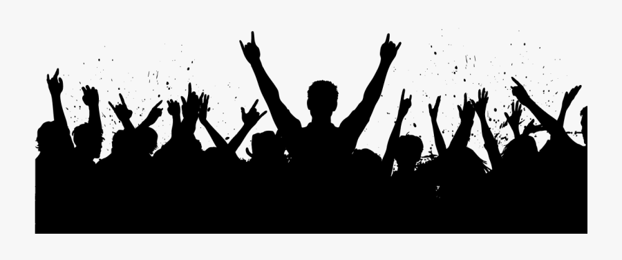 Transparent Crowd Of People Clipart - People Hands Up Png 