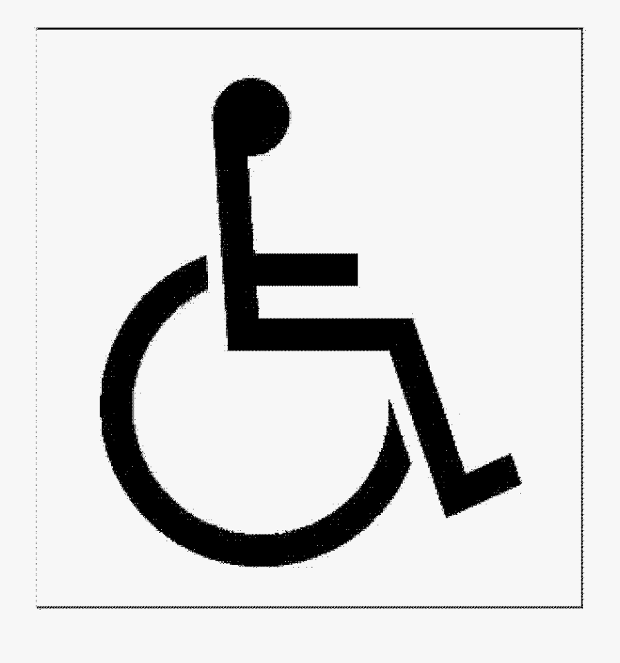 1 International Symbol Of Accessibility - Building Signs And Symbols, Transparent Clipart