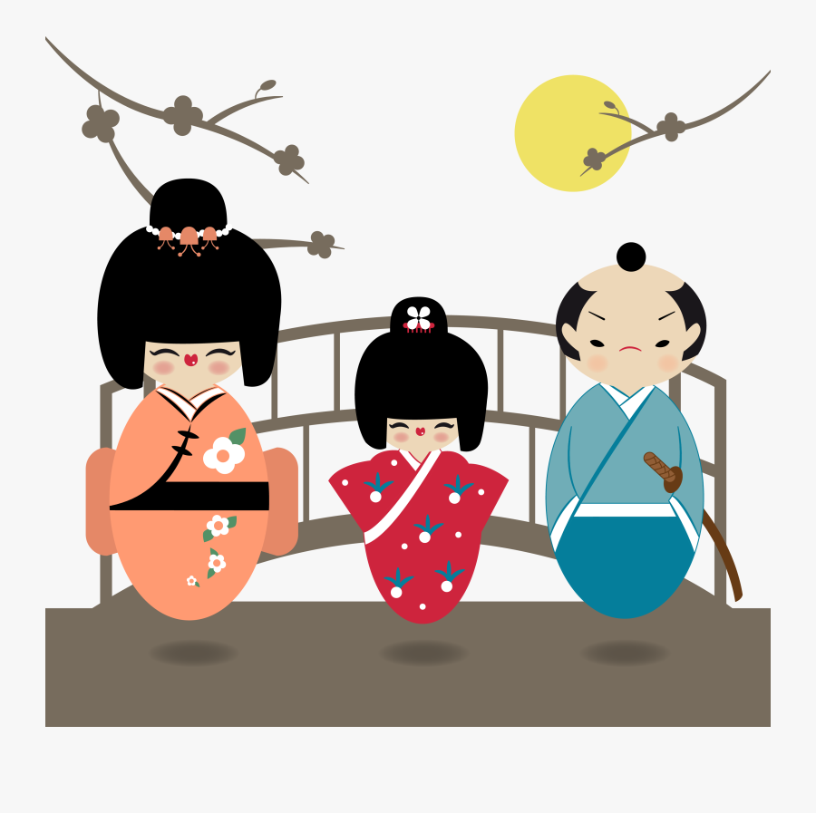 Transparent Kimono Png - Cultura Japonesa Png, Transparent Clipart