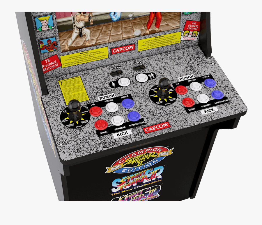 Street Fighter Arcade Cabinet"
 Class="lazyload Lazyload - Street Fighter Arcade1up, Transparent Clipart