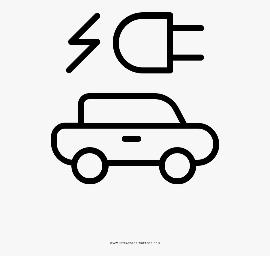 Electric Car Coloring Page - Ambulance Svg Free, Transparent Clipart