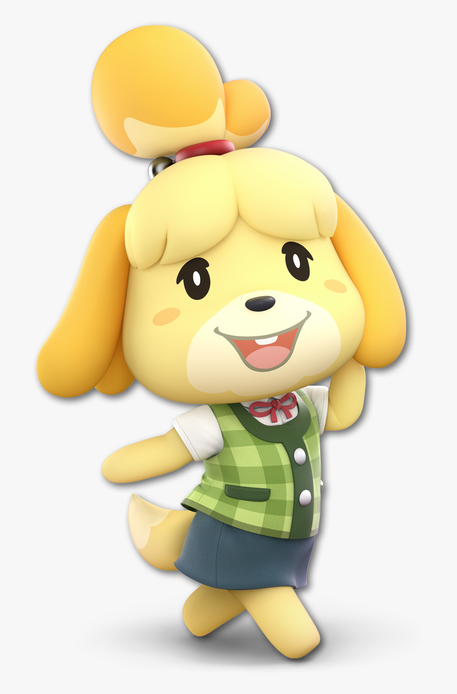 Isabelle Smash Ultimate Render, Transparent Clipart