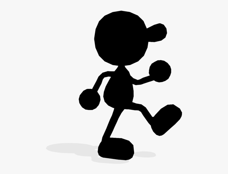 Game And Watch Art Game & Watch Super Smash Bros - Mmd Super Smash Bros Mr Game And Watch, Transparent Clipart