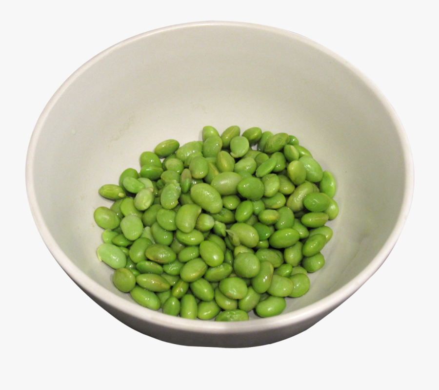 Edamame Soy Beans In Bowls Png Image - Kidney Beans, Transparent Clipart