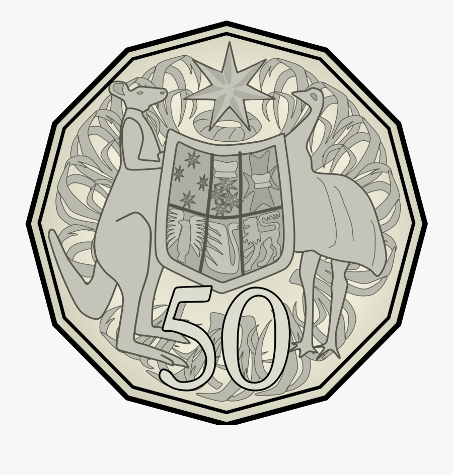 Transparent 50 Cent Png, Transparent Clipart