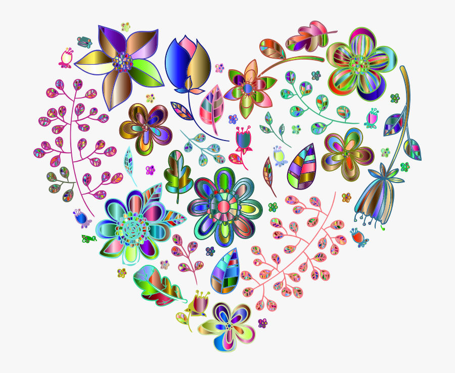 Read Teaching Oral Language Building A Firm Foundation - Floral Heart Clip Art Transparent, Transparent Clipart