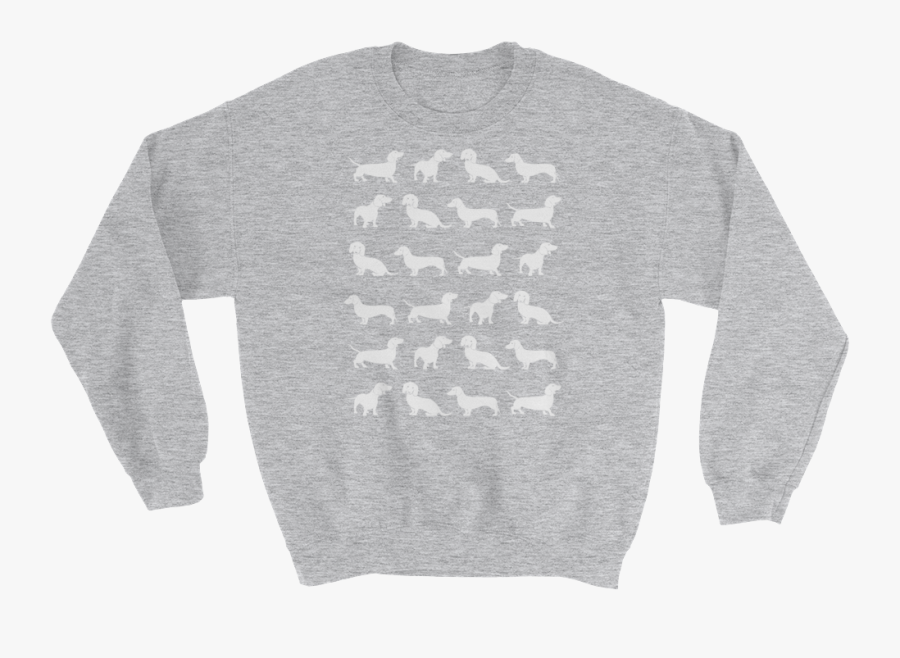 Furtribe™ - "dachshund Lover - Gildan 18000 Unisex Heavy Blend Crewneck Sweatshirt, Transparent Clipart