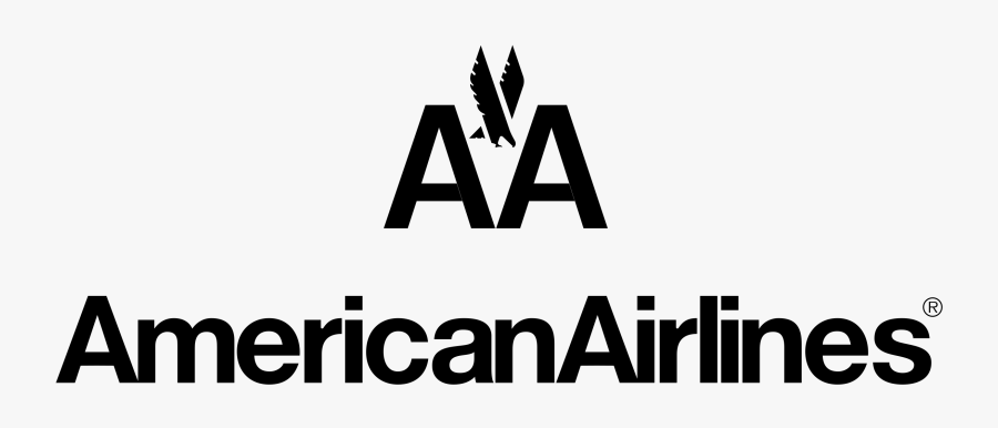 American Airlines Aa Logo White, Transparent Clipart