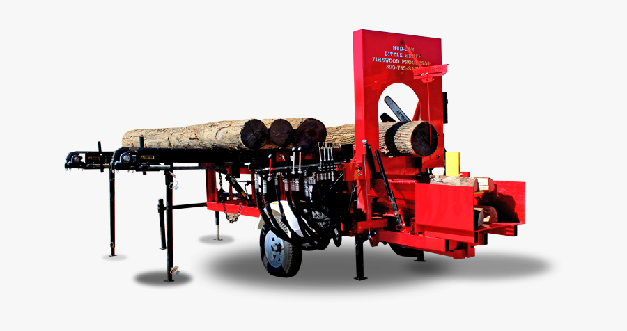 Firewood Processor, Transparent Clipart