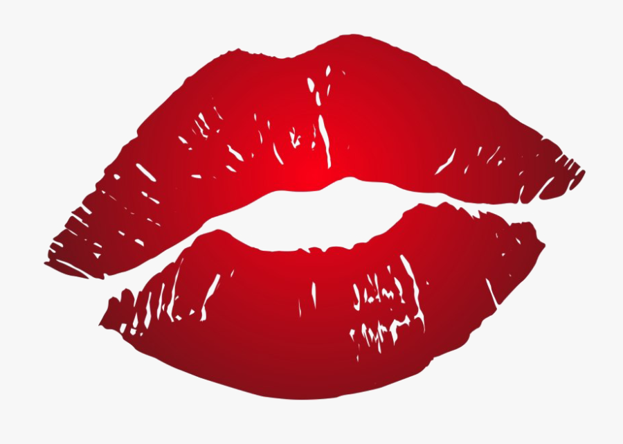 Kiss Mark Png - Red Lips White Background, Transparent Clipart