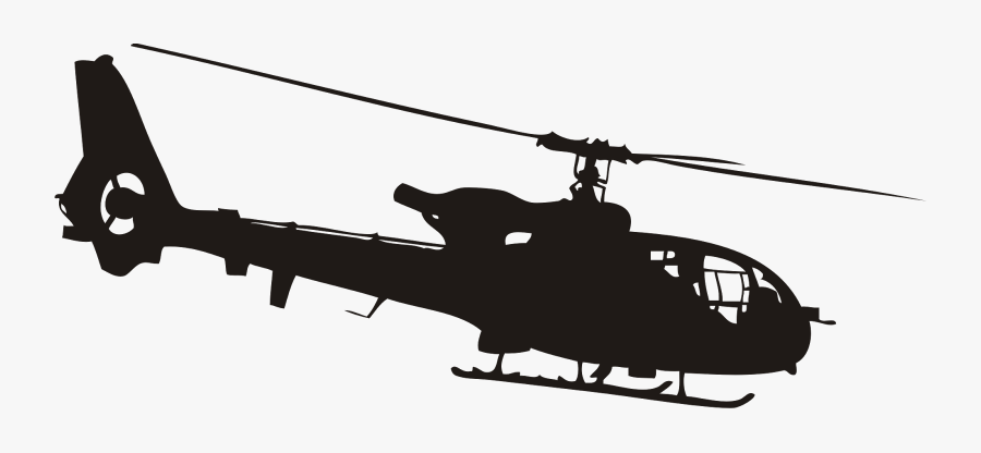 Helicopter Airplane Sikorsky Uh-60 Black Hawk Clip - Silhouette Blackhawk Helicopter, Transparent Clipart