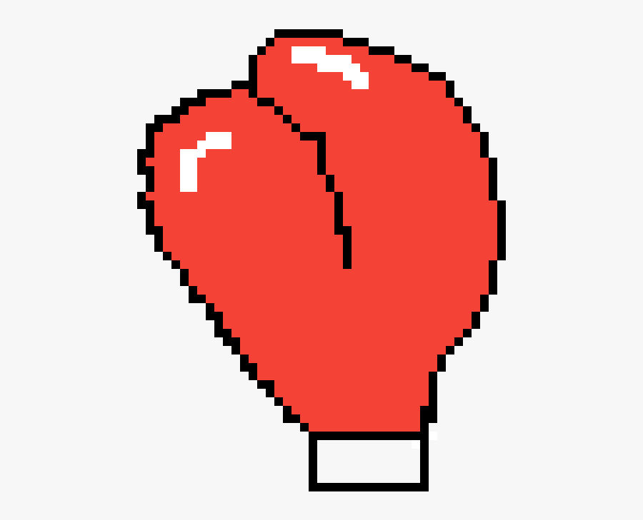 Transparent Boxing Glove Clipart - Deadpool Logo Pixel Art, Transparent Clipart