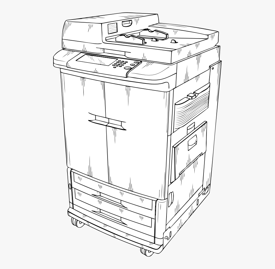 Эскиз принтера. Копировальный аппарат векторный. Принтер эскиз. МФУ схематично. Нарисованный ксерокс.