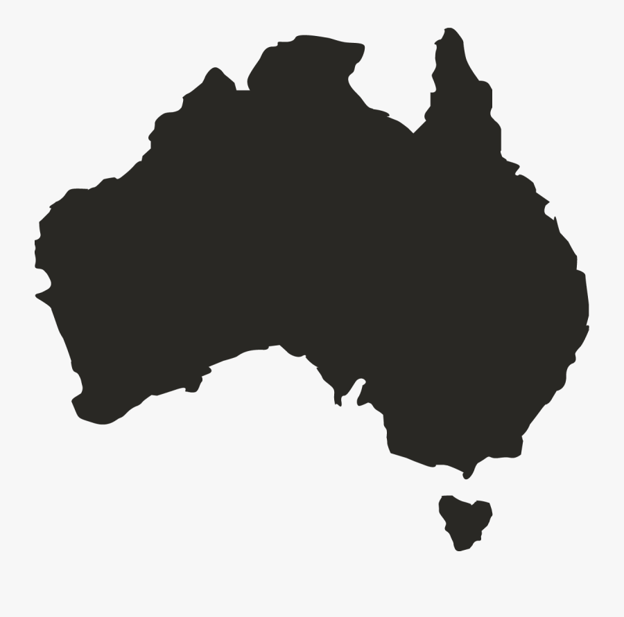 Australia Map Icon Png, Transparent Clipart