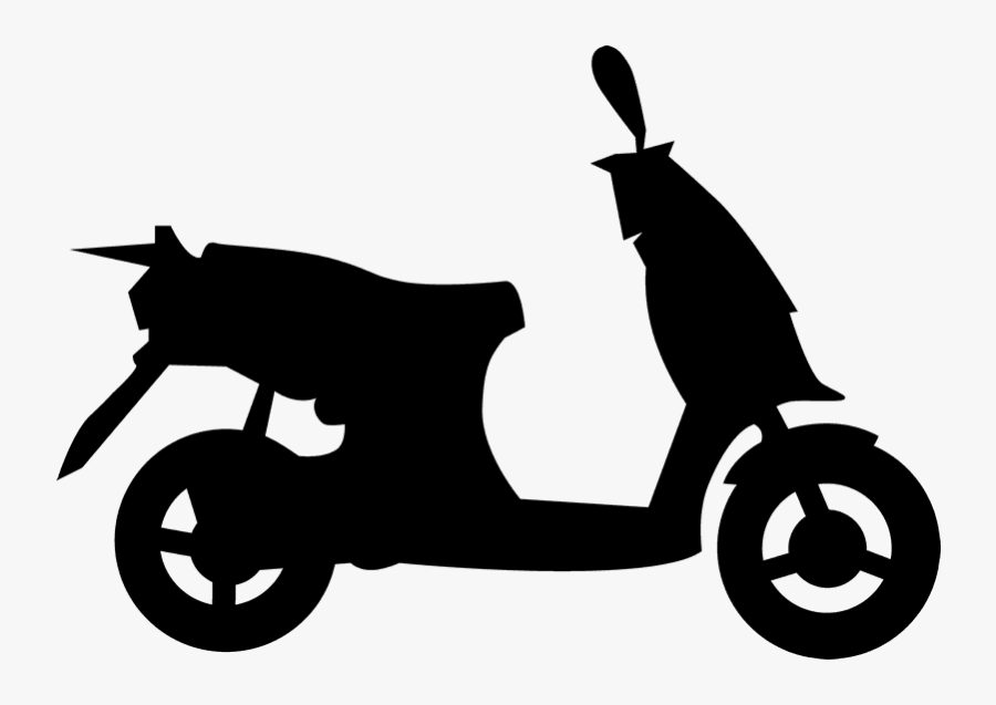 Moped Rubber Stamp - Moped Clipart, Transparent Clipart