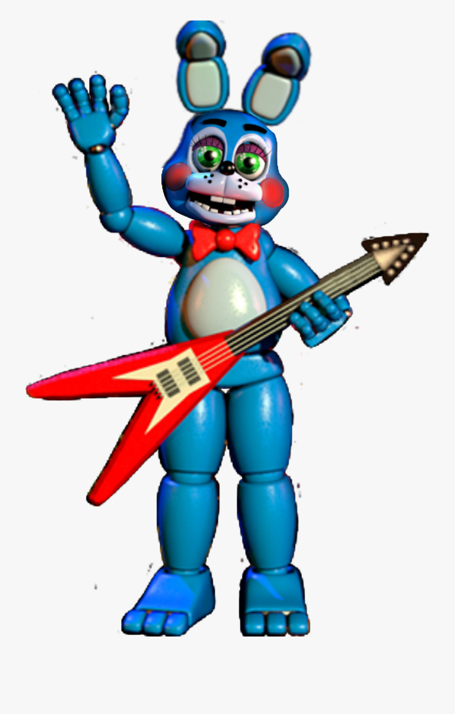 Toy Bonnie Mugshot Edit - Five Nights At Freddy's 2 Personajes, Transparent Clipart