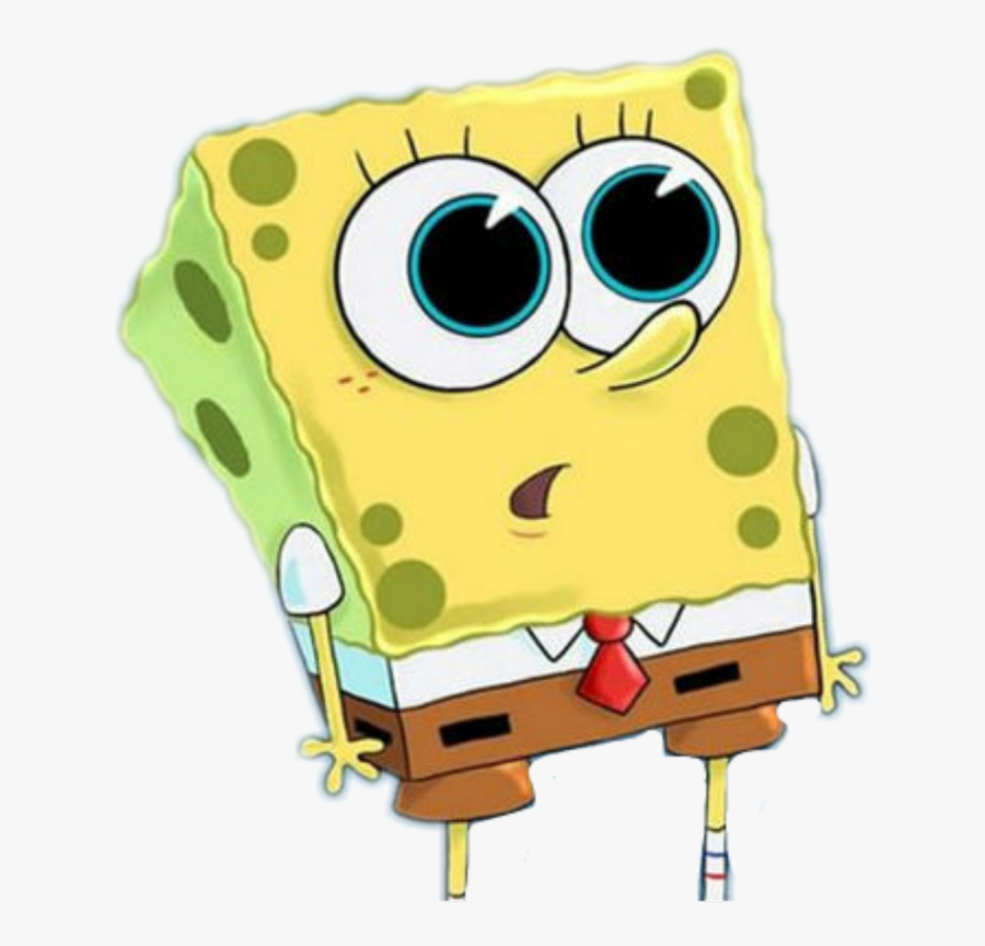 #spongebob #emoji #yellow #eyes #cartoon #nickeloden - Memes De Indirectas Para Mi Crush, Transparent Clipart