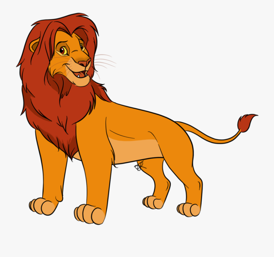 The Lion King Clipart Simba - Cartoon Lion King Simba, Transparent Clipart