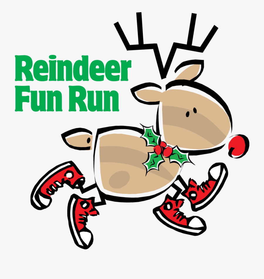 K Fun Dec - Reindeer Run Clipart, Transparent Clipart
