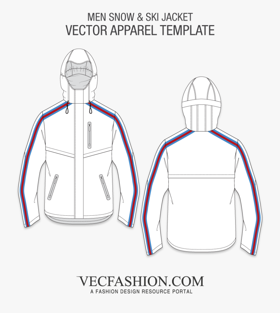 Clipart Transparent Library Drawing Hoodie Template - Hoodie, Transparent Clipart