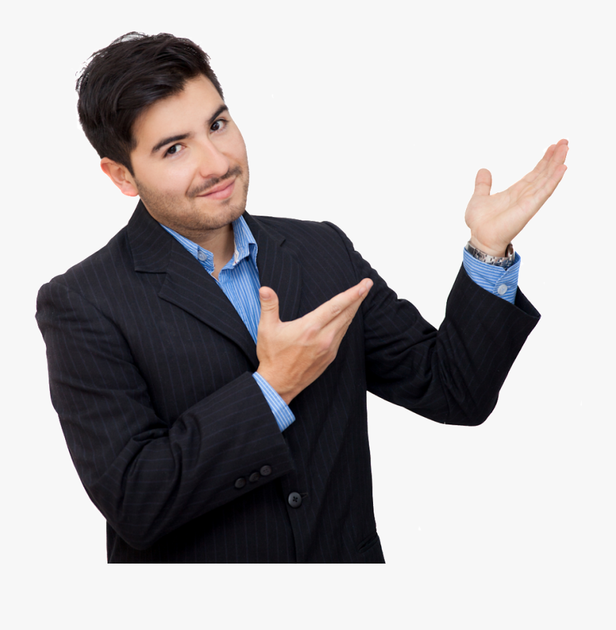 Transparent Guy Pointing Clipart - Man Pointing Finger Png, Transparent Clipart