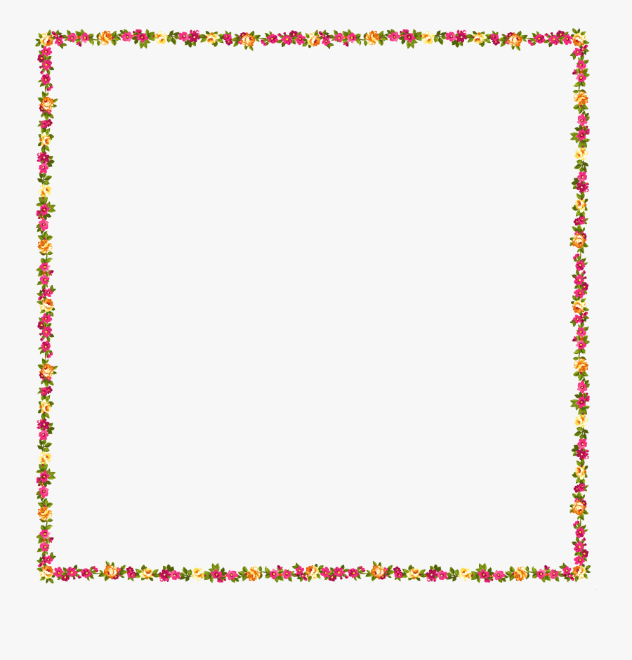 Transparent Frames Clipart - Colorful Transparent Background Border, Transparent Clipart