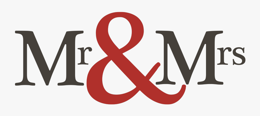 Mr And Mrs Logo - Mr And Mrs Est 2019, Transparent Clipart