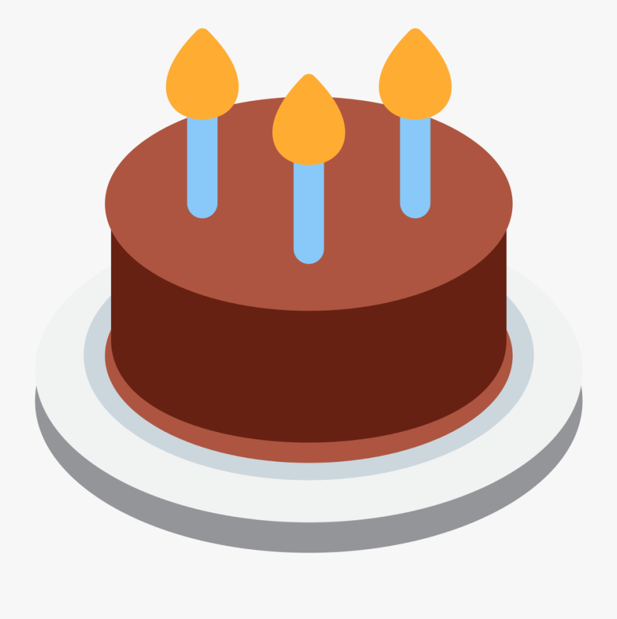 File Twemoji F - Birthday Cake Emoji Png, Transparent Clipart