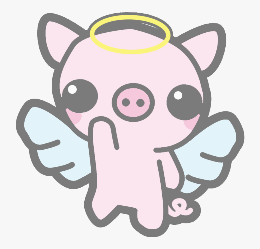 Drawn Pig Kawaii - Kawaii Piggy, Transparent Clipart