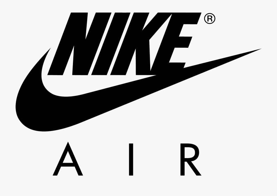 Art,black And - Nike Air Logo Png, Transparent Clipart