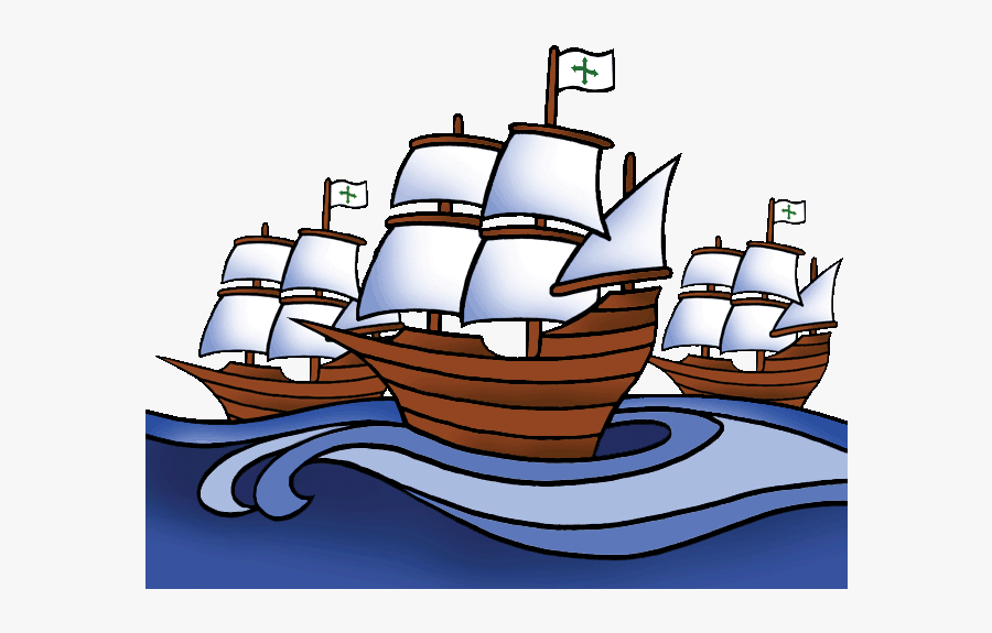 Language Facts Sailing - Columbus Ships Sail Clipart, Transparent Clipart