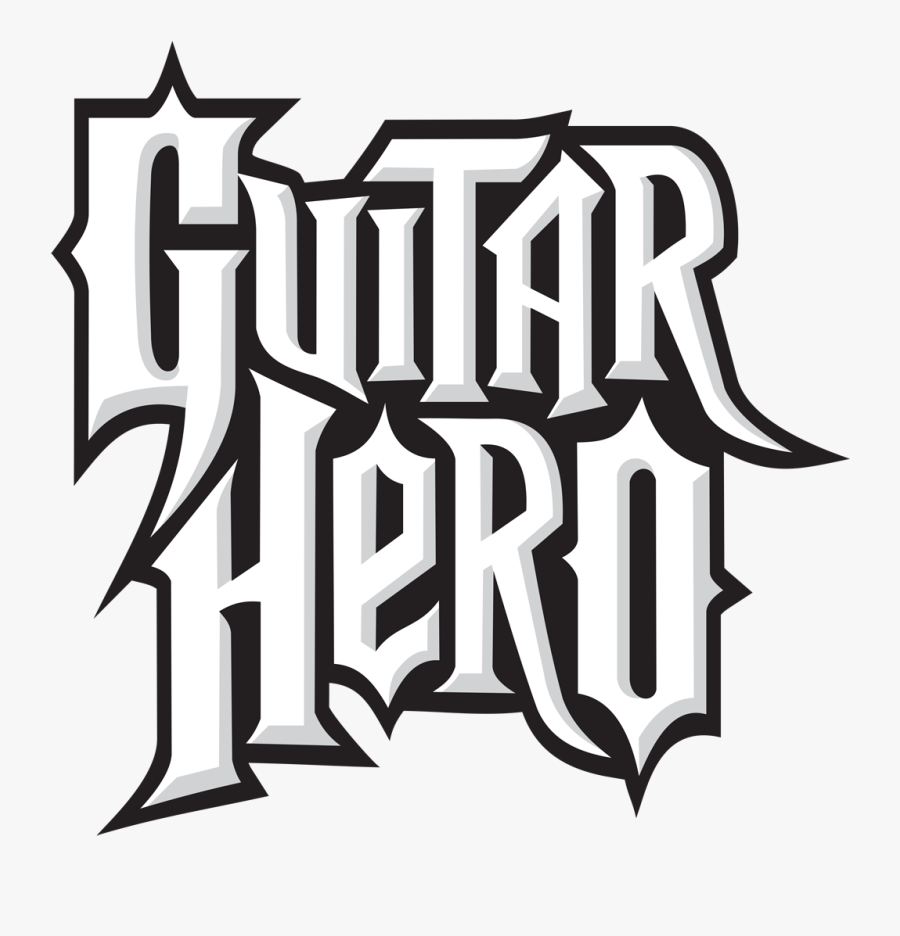 Guitar Hero Logo, Transparent Clipart