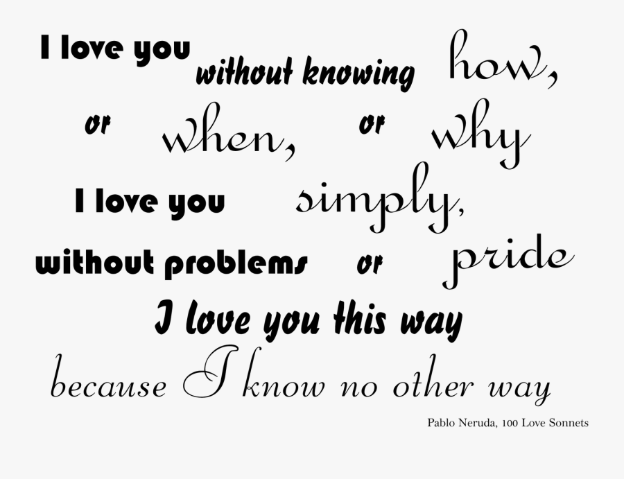 Math Quotes Of Love, Transparent Clipart