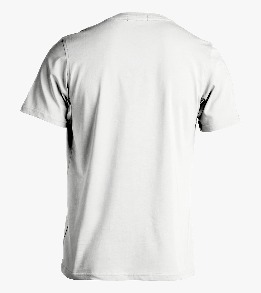 White Shirt Template Png White T Shirt Template- - White T Shirt Back Template Png, Transparent Clipart