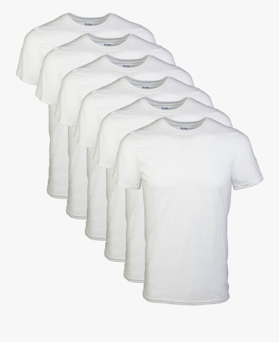 White Shirt Template Png - Gildan Men's Crew T Shirt Multipack , Free Transparent Clipart ...